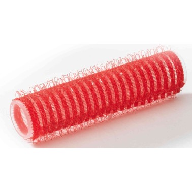 Rouleaux Velcro sachet de 12 rouge 12mm