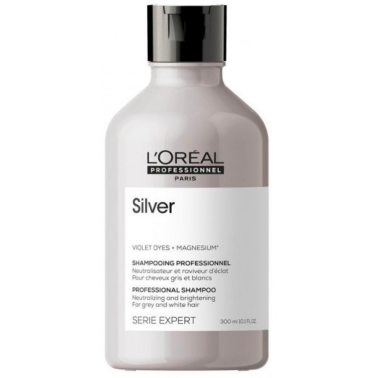 Shampoing cheveux gris et blancs Silver L'Oréal Professionnel 300 ml 