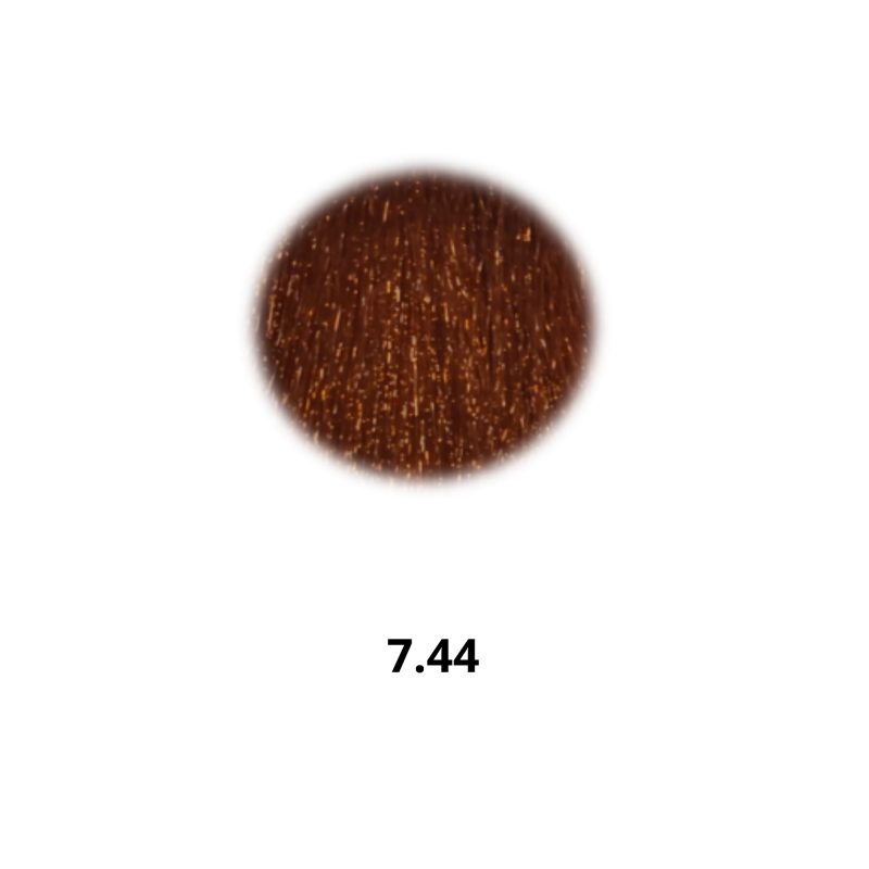 Coloration professionnelle pour cheveux sans ammoniaque Krompure 7.44