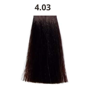 Coloration cheveux sans ammoniaque tube de 90 ml Linka capillor fabriquée en France N°4.03