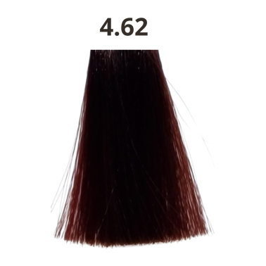 Coloration cheveux sans ammoniaque tube de 90 ml Linka capillor fabriquée en France N°4.62