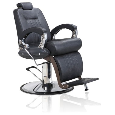 Les plus beaux fauteuils de barbier qualité professionnelle pas cher coloris noir