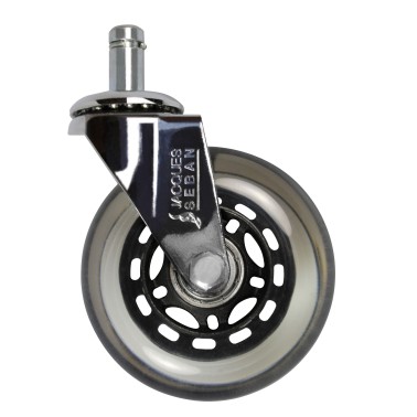Roller soft Jacques Seban: Roulette Tabouret coiffeur diamètre 11 cm